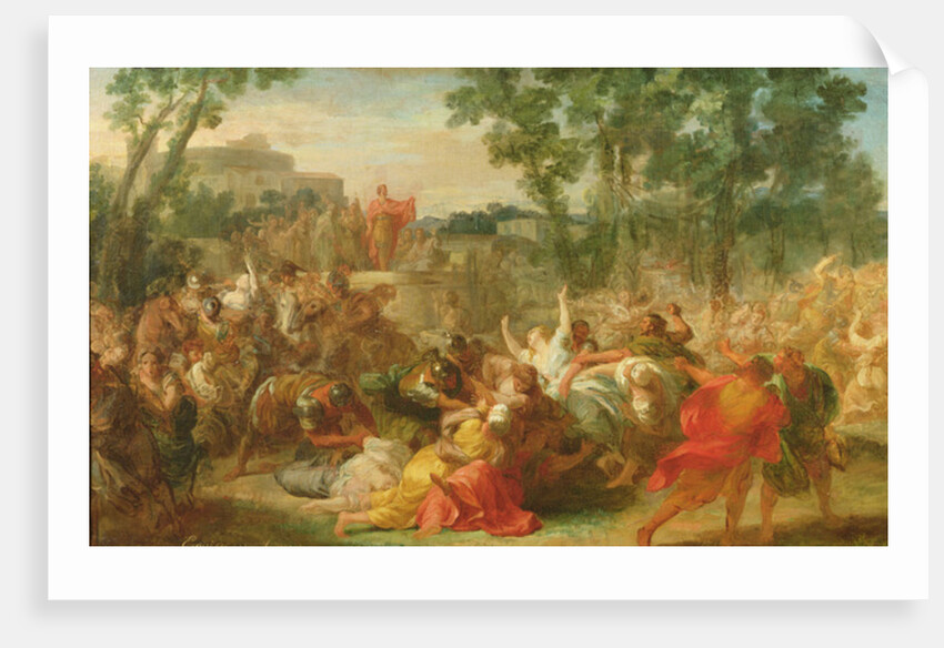 Study for Rape of the Sabines by Gabriel Francois Doyen