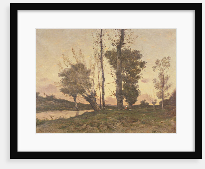 Landscape with a Stream by Henri-Joseph Harpignies