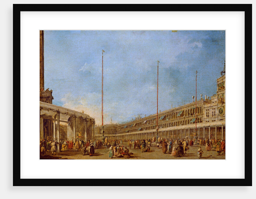 The Procession of the Corpus Domini through St. Mark's Square, c.1766-70 by Francesco Guardi
