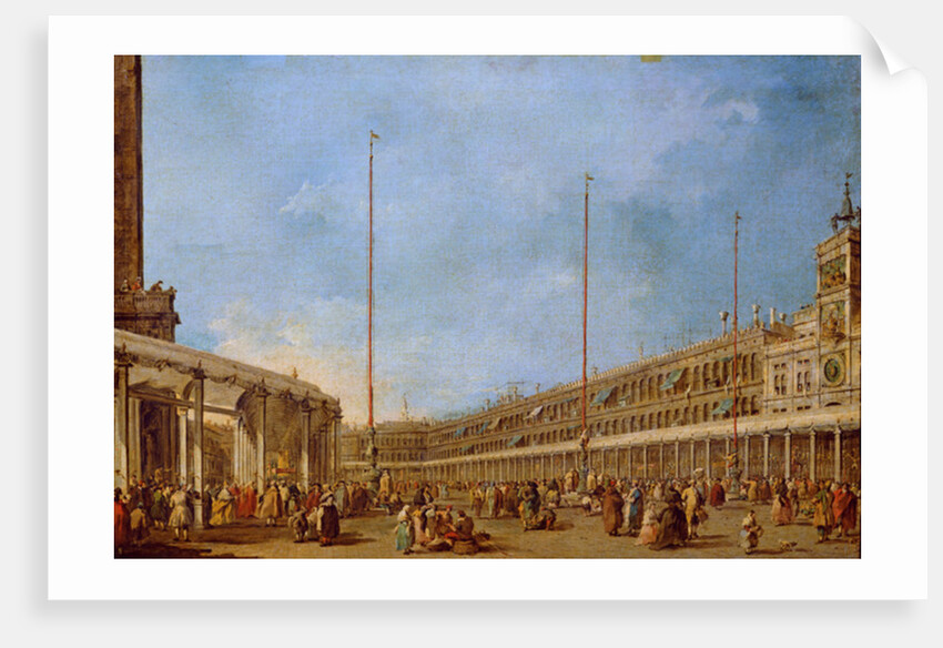 The Procession of the Corpus Domini through St. Mark's Square, c.1766-70 by Francesco Guardi