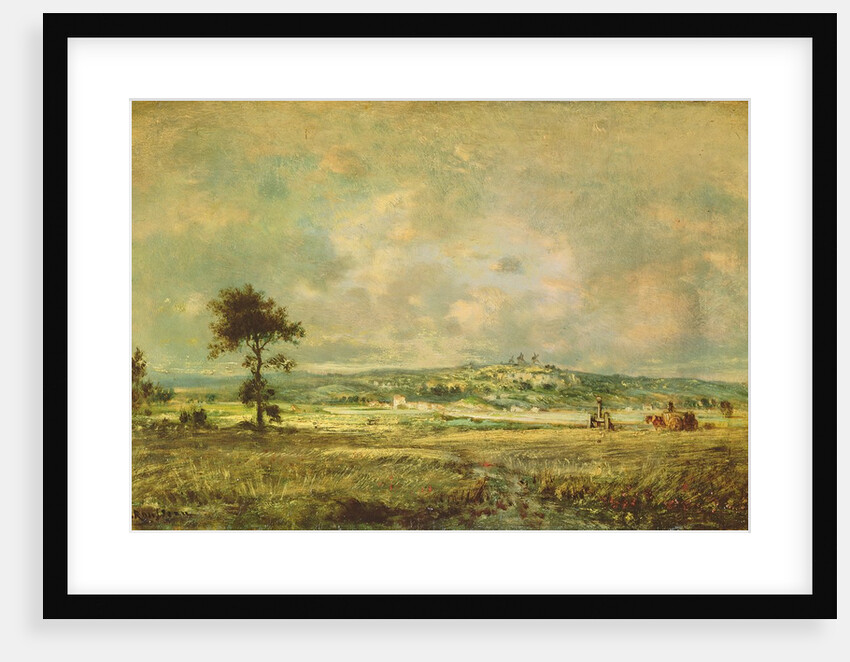 Effects of a Storm, View of the Plain of Montmartre by Theodore Rousseau