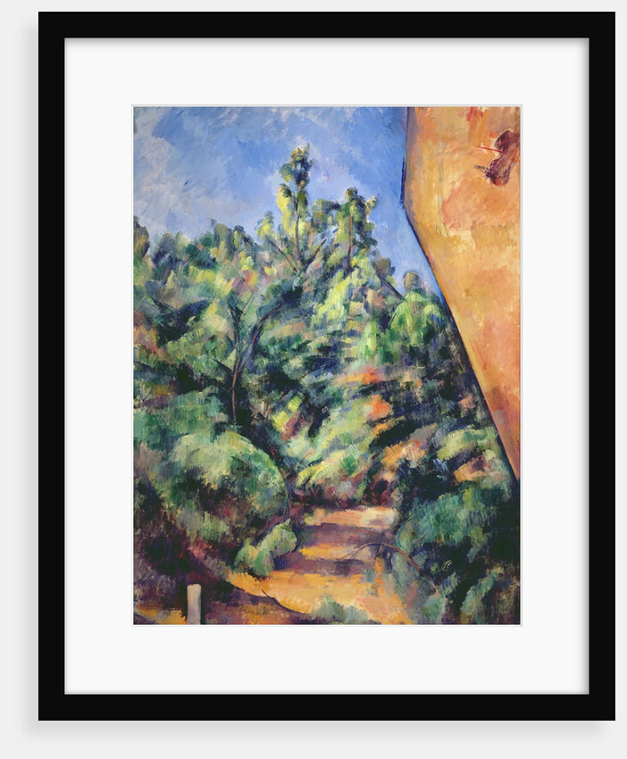 Red rock, c.1895 by Paul Cezanne