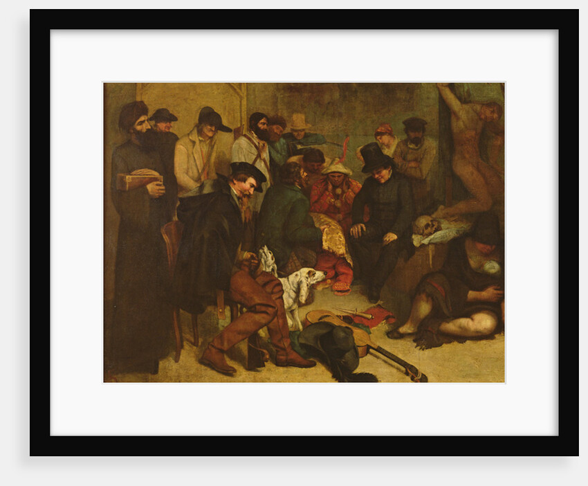 The Studio of the Painter, a Real Allegory, 1855 by Gustave Courbet