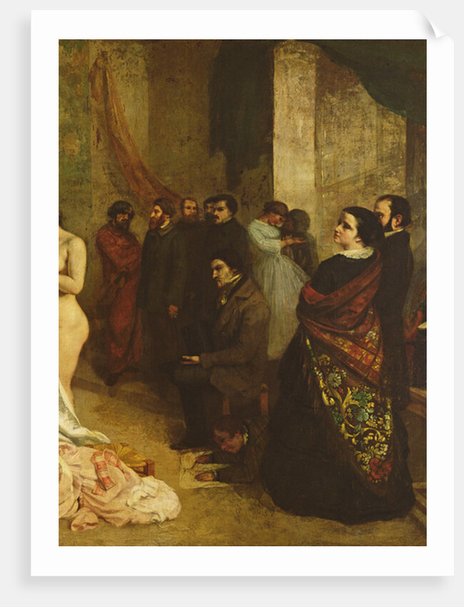 The Studio of the Painter, a Real Allegory, 1855 by Gustave Courbet