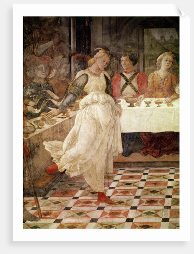 Salome dancing at the Feast of Herod by Fra Filippo Lippi