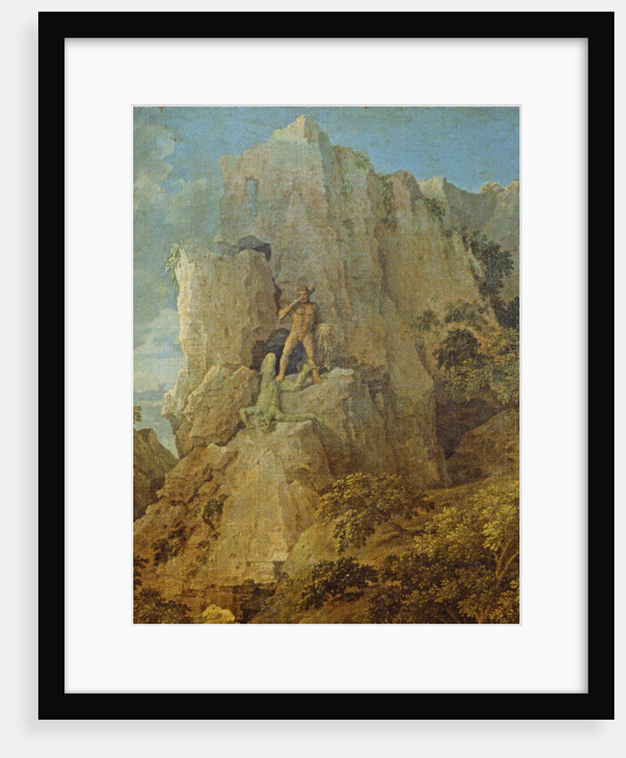 Landscape with Hercules and Cacus, c.1656 by Nicolas Poussin