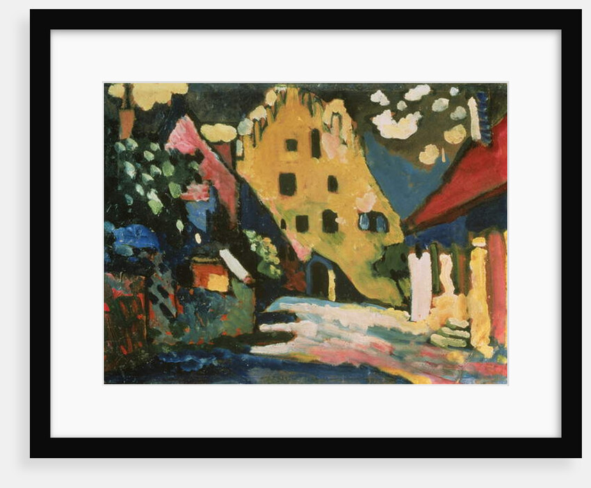 Castle Yard, Murnau, 1908 by Wassily Kandinsky