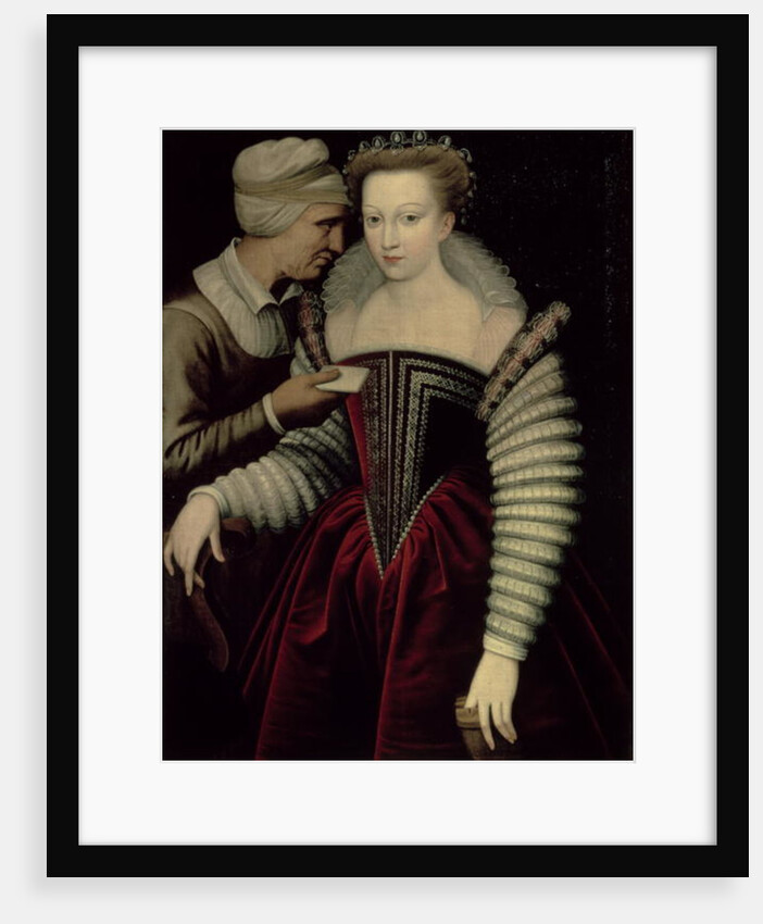 The Love Letter, a Lady with her Maid by French School