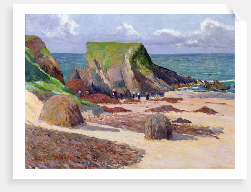 Harvesting of Seaweed, 1891 by Maxime Emile Louis Maufra