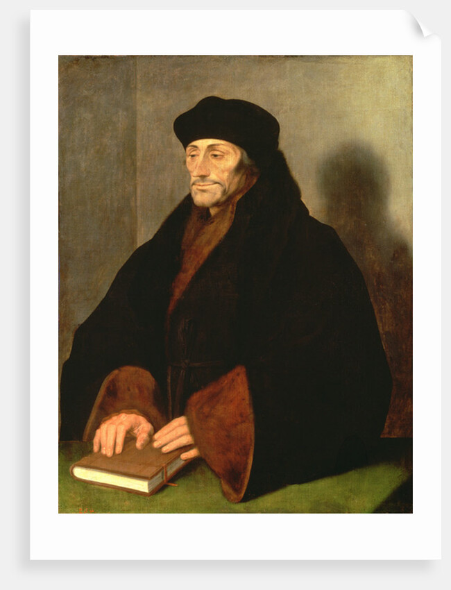 Erasmus of Rotterdam, 1523 by Hans Holbein the Younger
