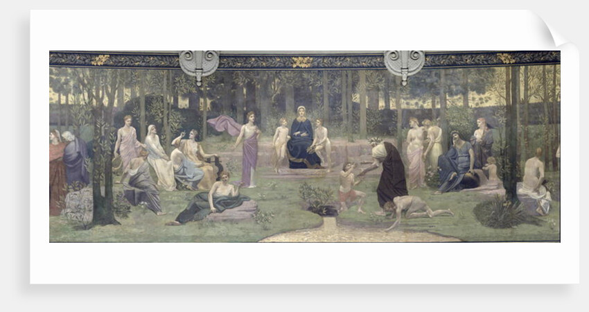 The Sacred Wood by Pierre Puvis de Chavannes