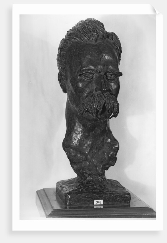 Bust of Friedrich Nietzsche German philosopher, 1902 by Max Klinger
