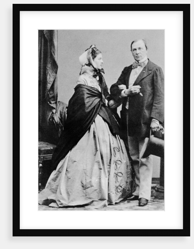 Emile de Girardin and his wife Delphine Gay, c.1850 by Andre Adolphe Eugene Disderi
