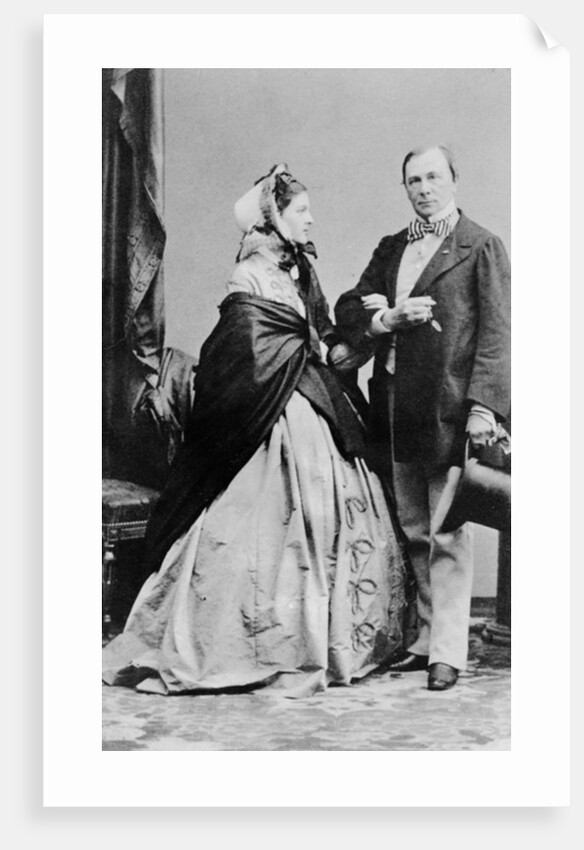 Emile de Girardin and his wife Delphine Gay, c.1850 by Andre Adolphe Eugene Disderi