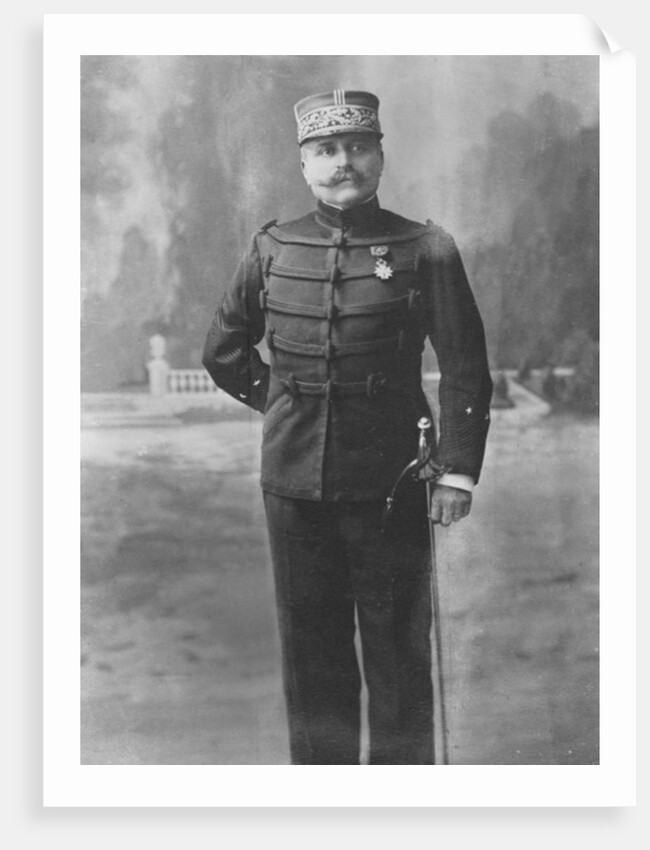 Portrait of Marie-Louis-Adolphe Guillaumat by Eugene Pirou