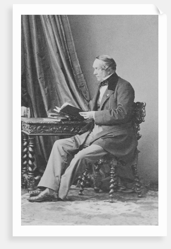 Portrait of Baron Jean-Baptiste-Louis Gros by Andre Adolphe Eugene Disderi