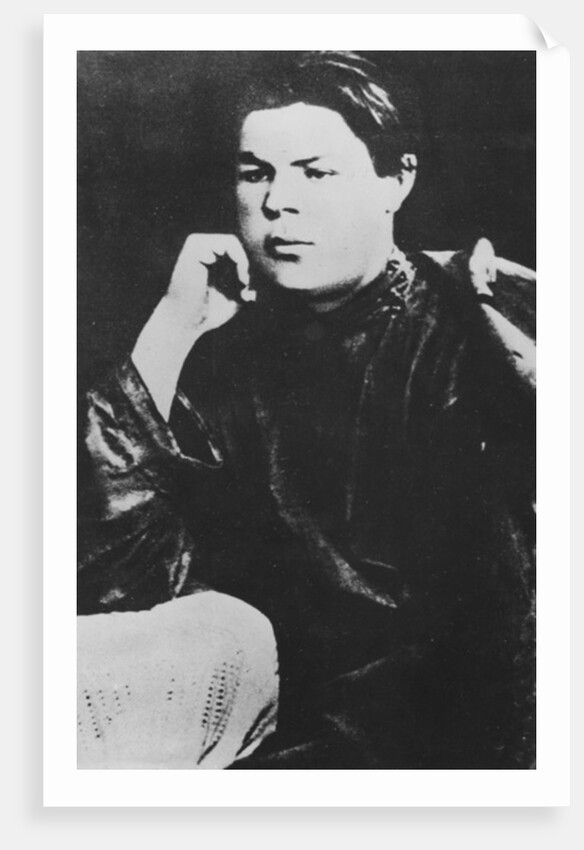 Portrait of Alexei Maximovich Peshkov, known as Maxim Gorky, 1887 by Russian Photographer