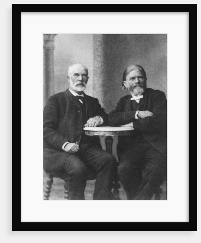 Cato Guldberg and Peter Waage by Norwegian Photographer