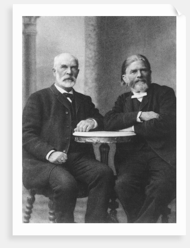 Cato Guldberg and Peter Waage by Norwegian Photographer