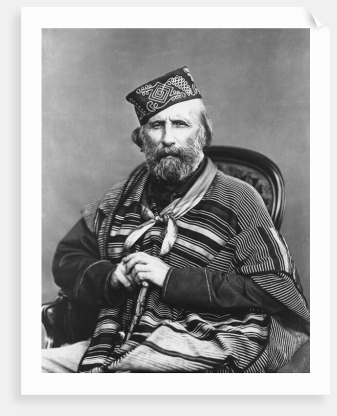 Portrait of Garibaldi by Italian Photographer