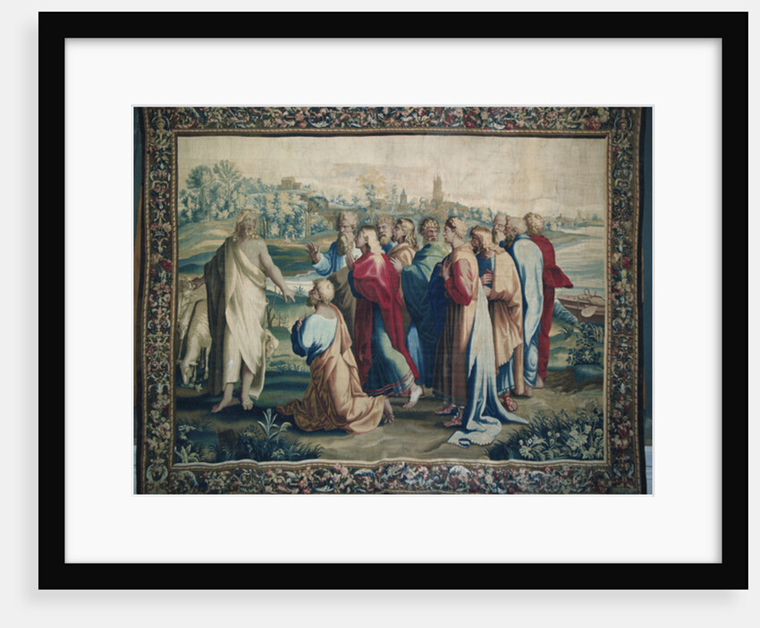 Tapestry depicting the Acts of the Apostles, the calling of Saint Paul by Raphael (1483-1520) (after)