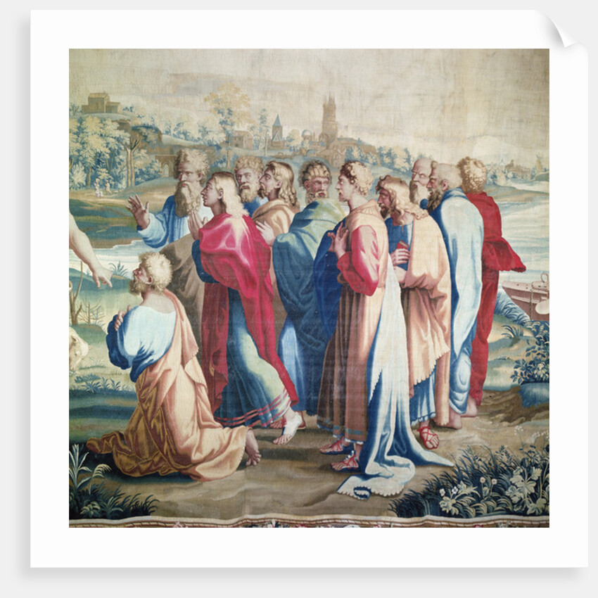 Tapestry depicting the Acts of the Apostles, the calling of Saint Paul by Raphael