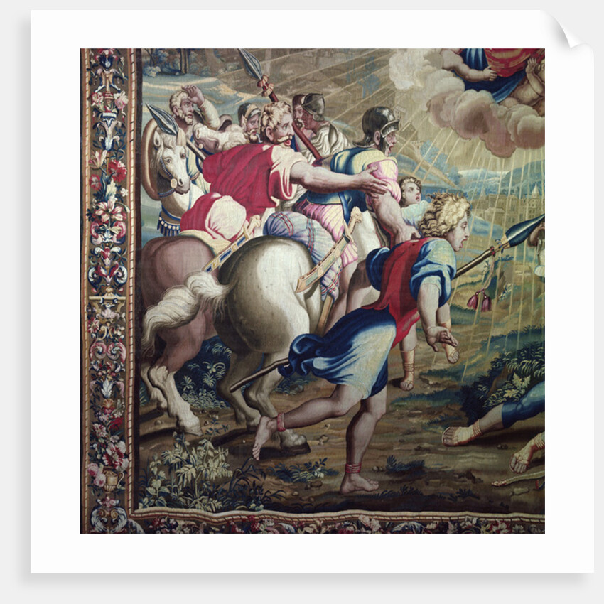 Tapestry depicting the Acts of the Apostles, the Conversion Saint Paul by Raphael (1483-1520) (after)