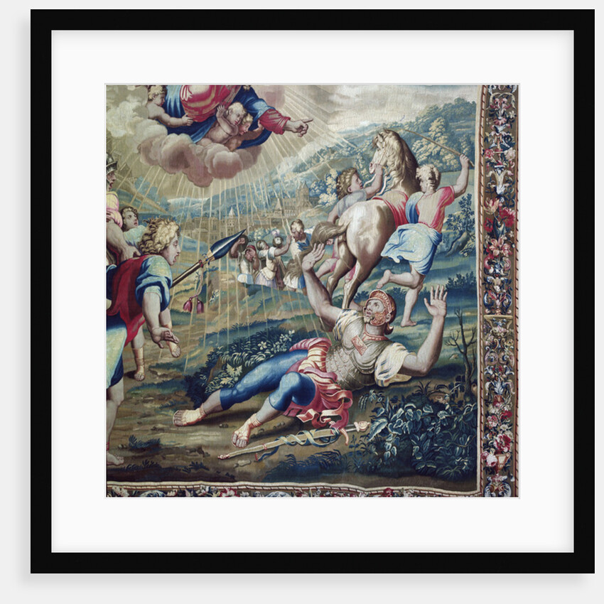 Tapestry depicting the Acts of the Apostles, the Conversion Saint Paul by Raphael (1483-1520) (after)