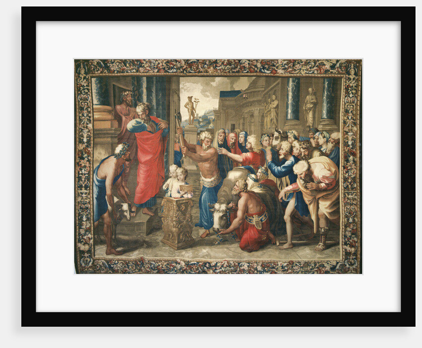 Tapestry depicting the Acts of the Apostles, the Sacrifice of Lystra by Raphael (1483-1520) (after)