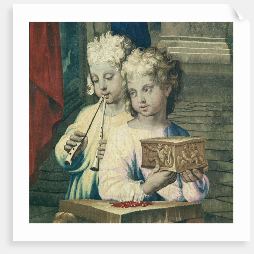 Tapestry depicting the Acts of the Apostles, the sacrifice of Lystra by Raphael