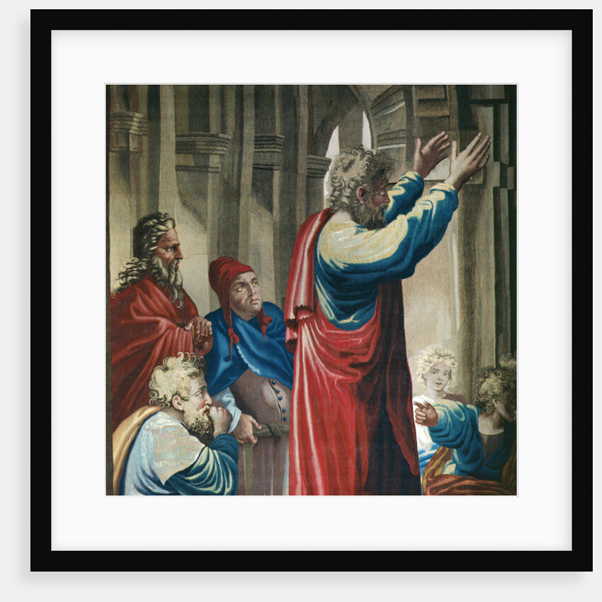 Tapestry depicting the Acts of the Apostles, Saint Paul preaching to the Areopagus by Raphael