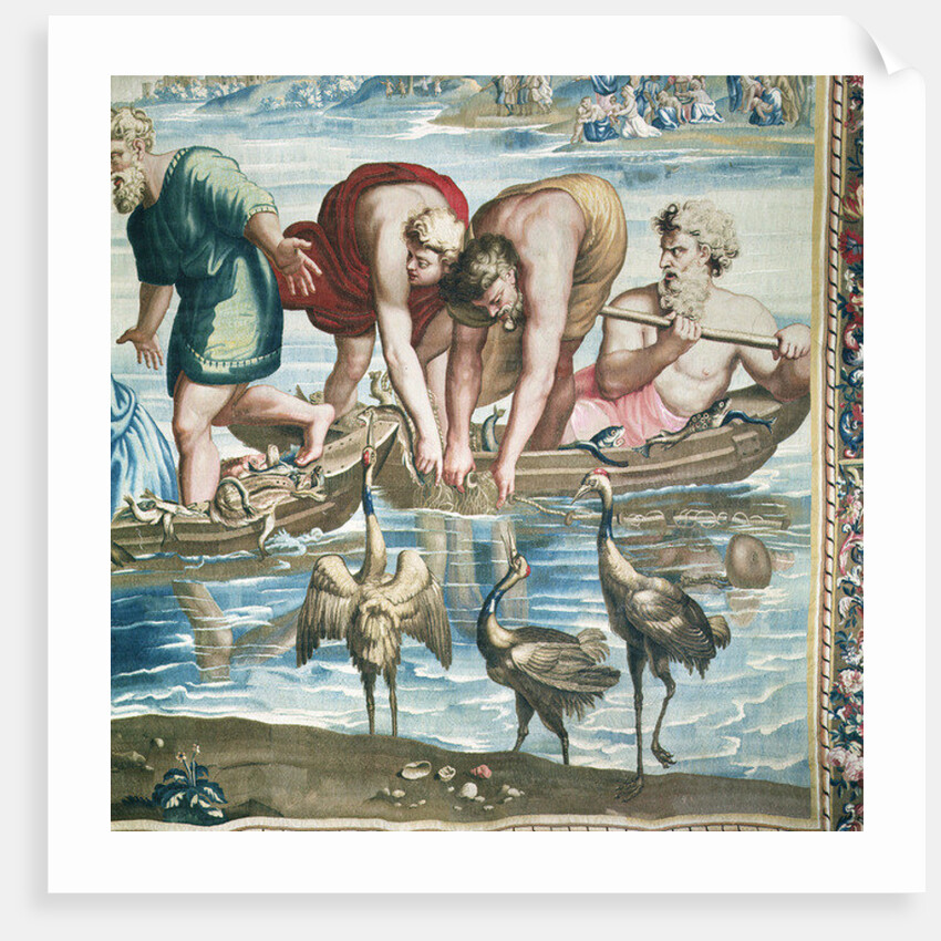 Tapestry depicting the Acts of the Apostles, The Miraculous catch of Fish by Raphael (1483-1520) (after)