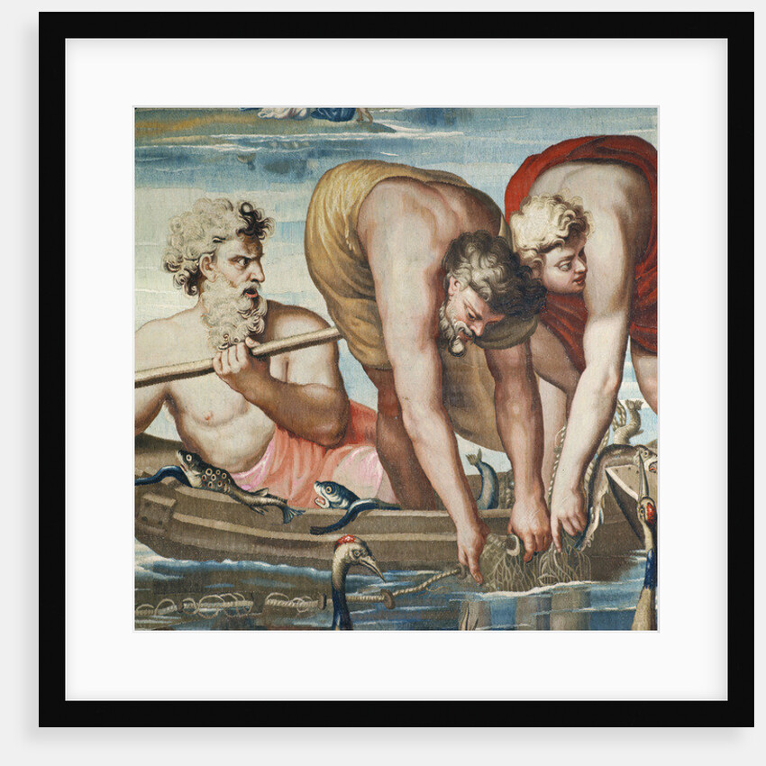 Tapestry depicting the Acts of the Apostles, The Miraculous catch of Fish by Raphael (1483-1520) (after)