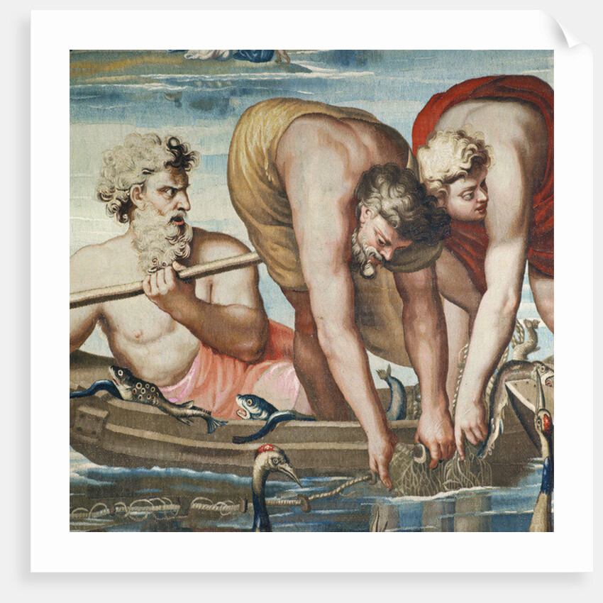 Tapestry depicting the Acts of the Apostles, The Miraculous catch of Fish by Raphael (1483-1520) (after)