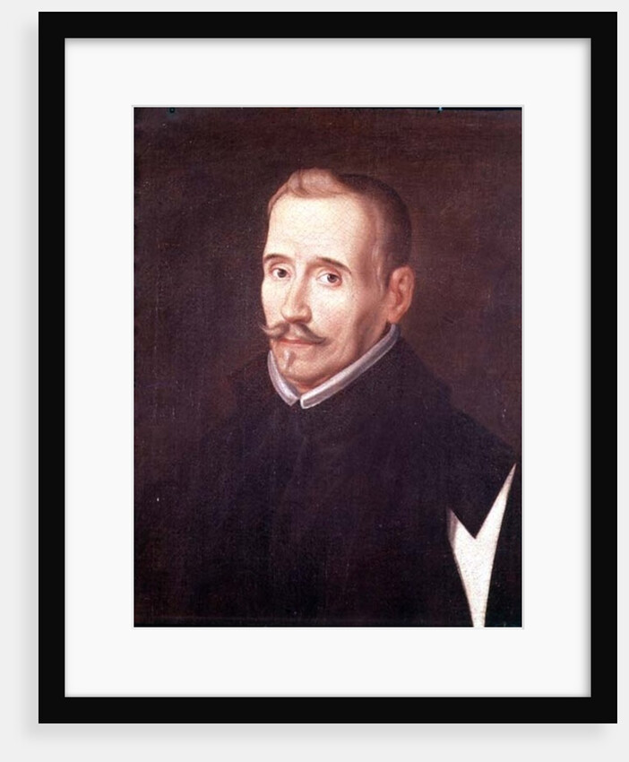 Portrait of Lope Felix de Vega Carpio by Caxesi or Caxete Eugenio Caxes