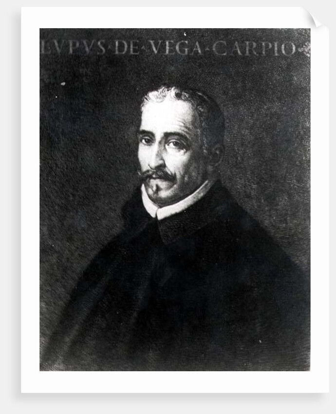 Portrait of Lope Felix de Vega Carpio by Spanish School