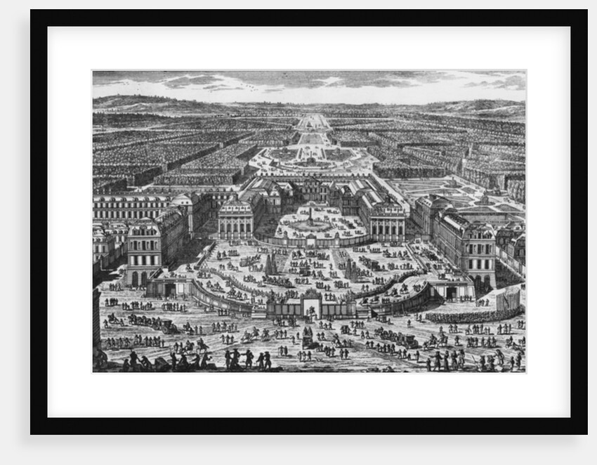 View of the Chateau de Versailles by Adam Perelle