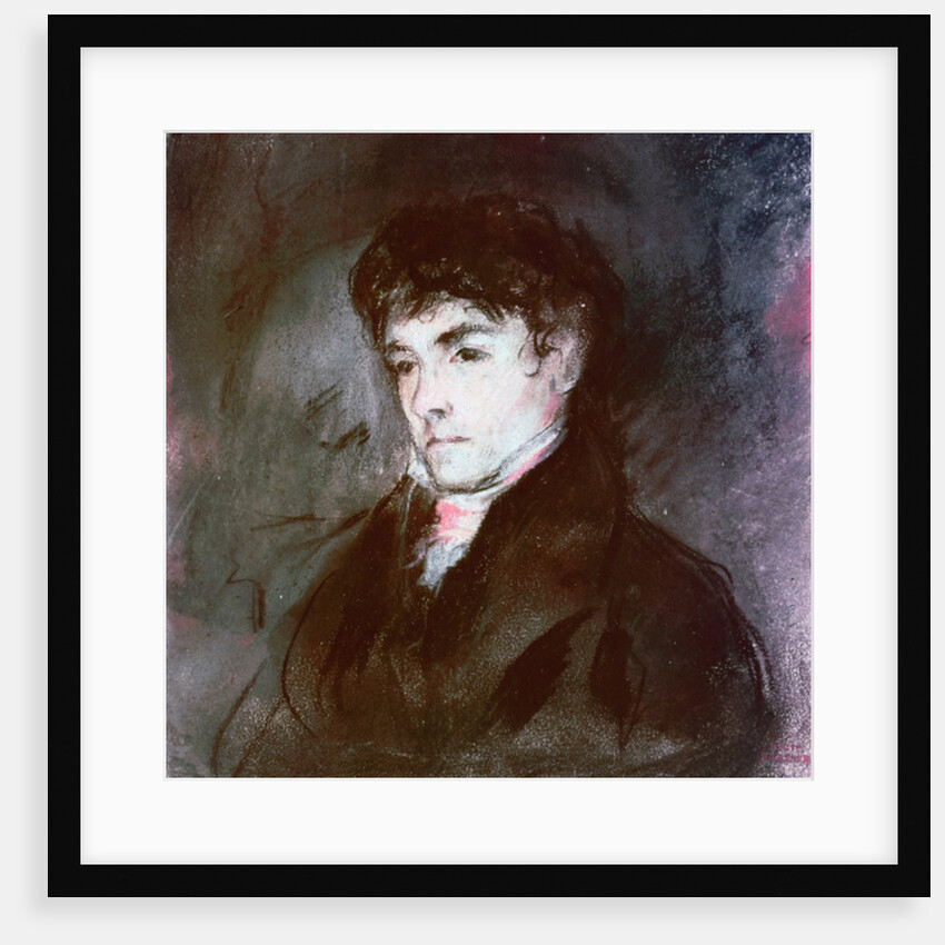 Portrait of Eugene Delacroix, c.1827 by Louis Antoine Leon Riesener