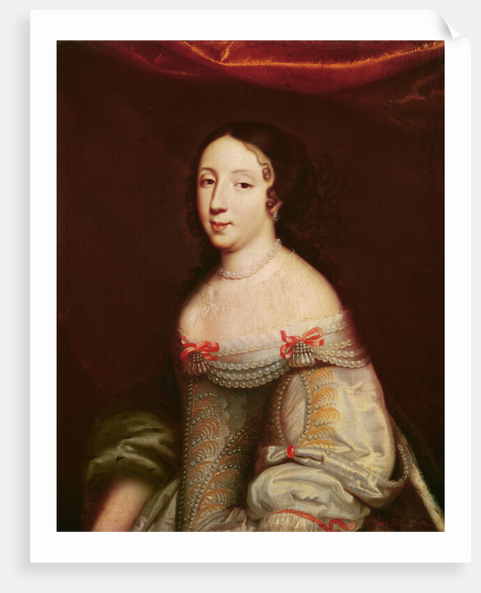 Portrait of Anne of Austria, Infanta of Spain, Queen consort of France and Navarre by Philippe de Champaigne