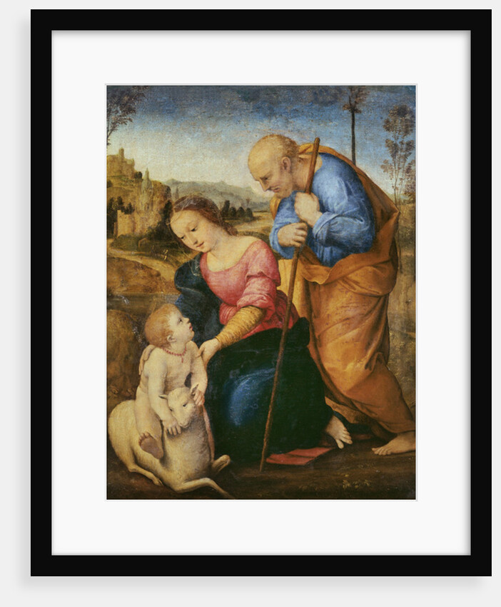 The Holy Family with a Lamb by Raphael