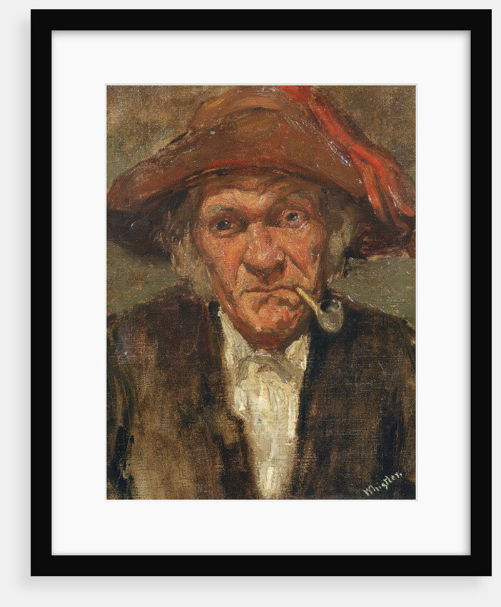 Man smoking a pipe, c.1859 by James Abbott McNeill Whistler