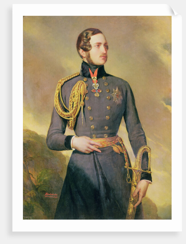 Portrait the Prince Consort Albert of Saxe-Coburg-Gotha, 1842 by Franz Xaver Winterhalter