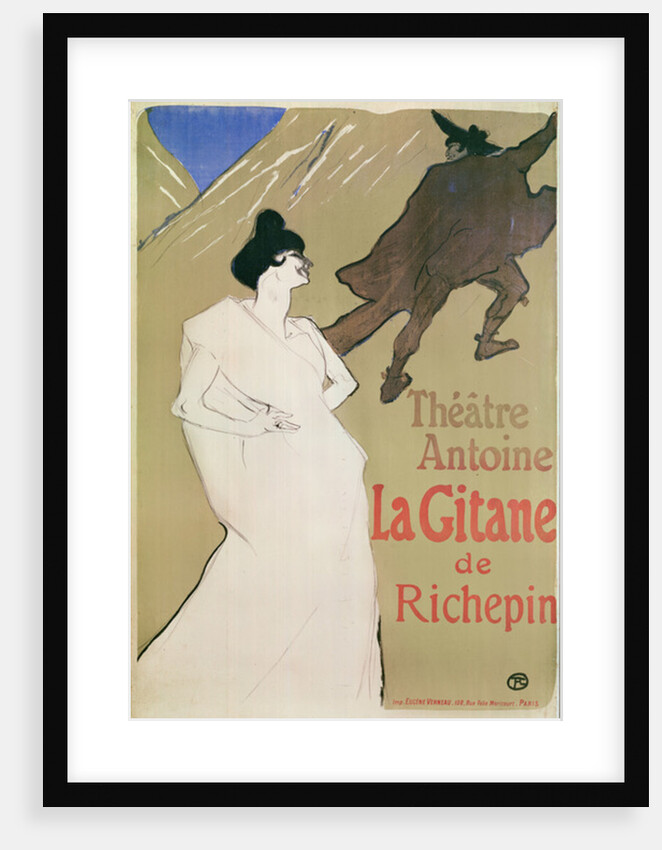 Théâtre Antoine, Richepin's The Gitane, 1900 by Henri de Toulouse-Lautrec