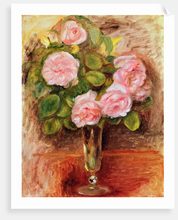 Roses in a Vase, 1905 by Pierre Auguste Renoir