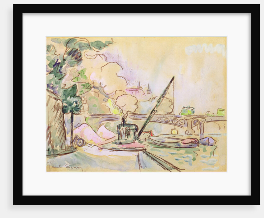 Pont du Louvre, 1928 by Paul Signac