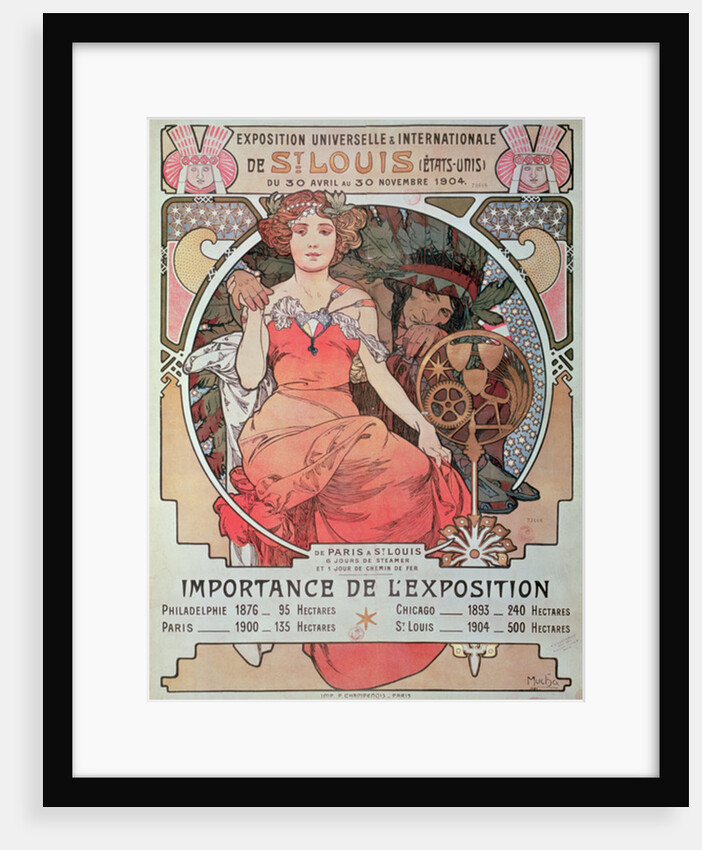 Poster for the Louisiana Purchase Exposition, St. Louis, USA, 1904 by Alphonse Marie Mucha