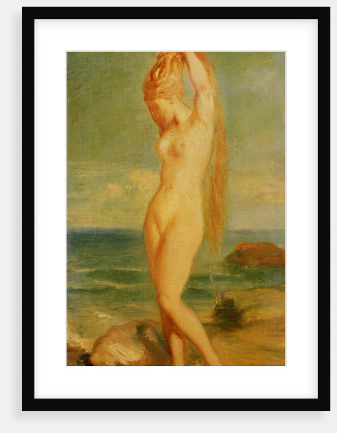Venus depicted in a Seascape, 1839 by Theodore Chasseriau