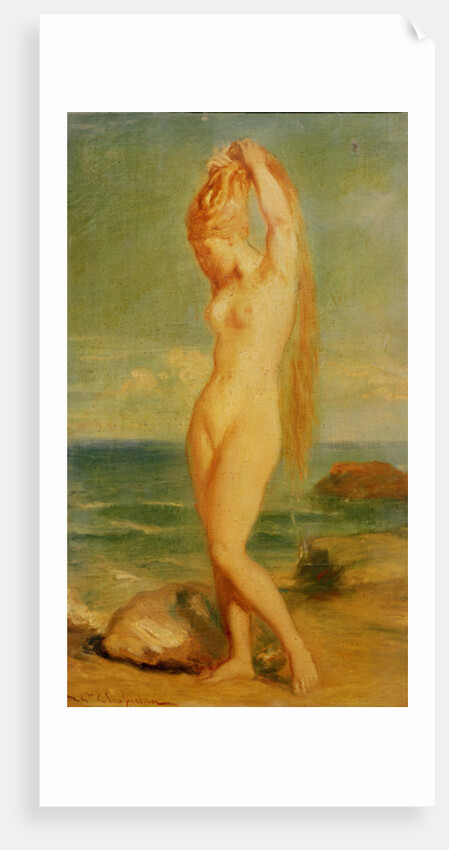 Venus depicted in a Seascape, 1839 by Theodore Chasseriau
