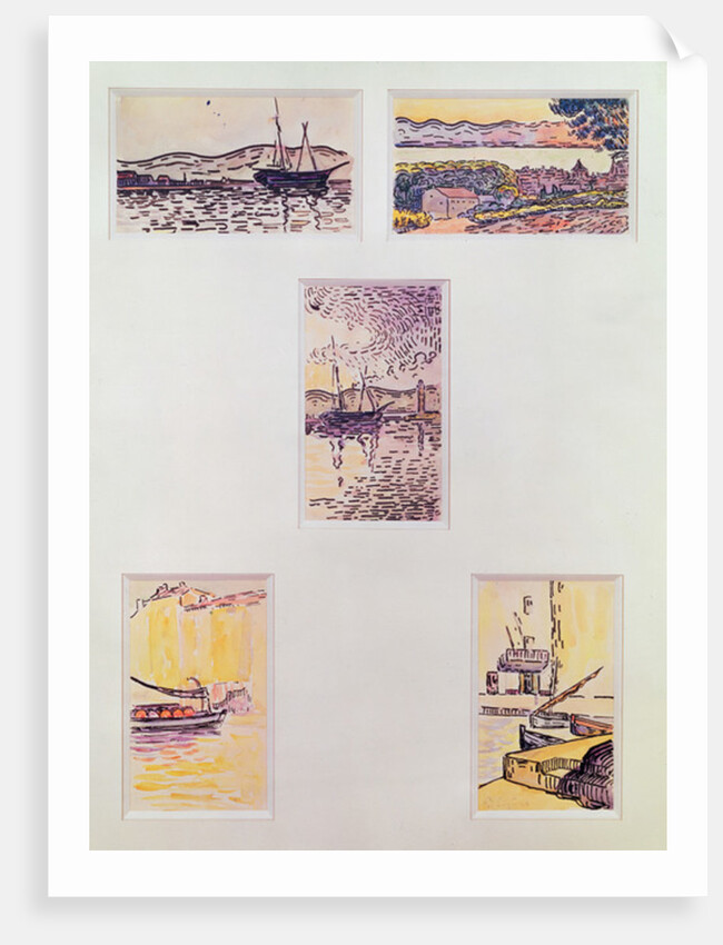 Saint Tropez, c.1900 by Paul Signac