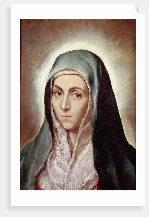The Virgin Mary, 1595-1600 by El Greco